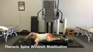 Thoracic Spine Windmill Mobilization [upl. by Naples907]