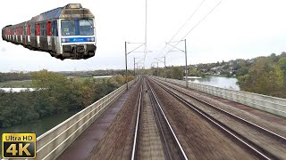 4K Cabride Paris SaintLazare  Cergy le Haut en Z6400 [upl. by Sitarski]