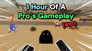 1 Hour Of A Pro Player Gameplay In Evade 80 [upl. by Ydna]