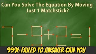 5 INTERESTING MATH PUZZLES 99 FAILED TO ANSWER [upl. by Yluj684]