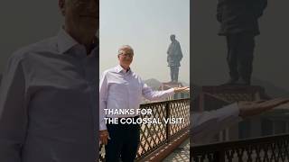 Bill Gates in Statue of Unity Gujrat Bill gates in india [upl. by Attiuqram307]