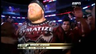 Brock Lesnar  Funny entrance with Cop [upl. by Ahgiel907]