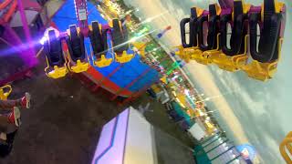 4K F5 Giant Frisbee Style Ride Florida State Fair Tampa FL [upl. by Ellenaj821]