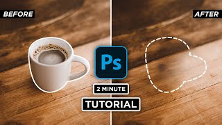 How to Use the ContentAware Fill in Photoshop CC 2MinuteTutorial [upl. by Hsirrap255]