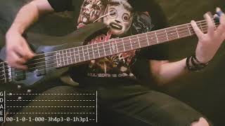 Slipknot  Unsainted Bass Cover Tabs [upl. by Lewison]