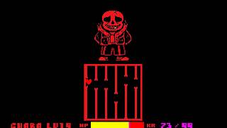 underFell Sans Genocide battleundertale fangame [upl. by Epotimet657]