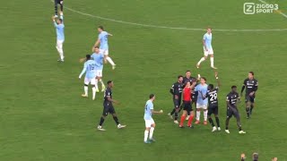 Yerry Mina amp Michel Ndary Adopo Red Cards Lazio vs Cagliari 21 All Goals and Highlights [upl. by Ymot]