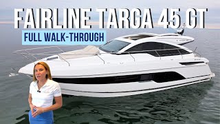 Fairline Targa 45 GT  Full Walkthrough by Strongs Yachts [upl. by Angeline]