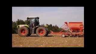 Claas Xerion 3300 und Horsch Sprinter 6ST [upl. by Yellhsa]