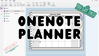 How To Use OneNote As A Digital Planner  FREE 2024 Planner Template  Digital Planner [upl. by Dinan844]