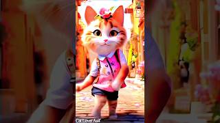 Cat nice dance  pretty dance animaldance cutecat viralshort [upl. by Eelyak861]