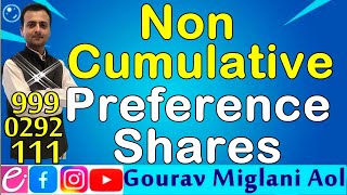 Non Cumulative Preference Shares [upl. by Bremen]