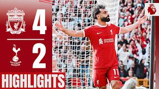 Highlights Salah Robertson Gakpo amp an Elliott stunner Liverpool 42 Tottenham Hotspur [upl. by Westleigh]