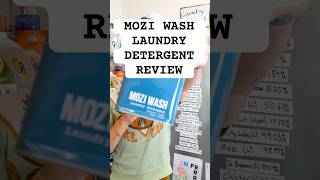 Mozi Wash Laundry Detergent Review laundry laundrydetergent review [upl. by Martina]