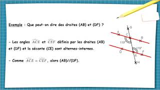 5e Angles et parallèles  démontrer que deux droites sont parallèles [upl. by Palmer]