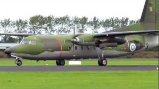 Leeuwarden Opendag Fokker F27 FF3 FinnishAF Arrival [upl. by Jaenicke]