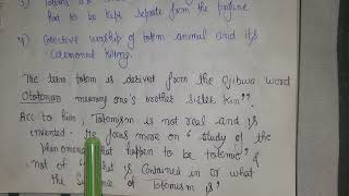 IGNOU MA SOCIOLOGY 2 Year  MSOE3 Sociology Of Religion  IMPORTANT TOPICS Levi Strauss Totem [upl. by Patsy]