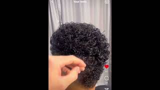 Servicio de Protesis Capilar en Cabello Rizo [upl. by Brittnee]