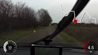 Cimbern Rallye 2019 WP 1 4 Esmarkfeld [upl. by Brunell]