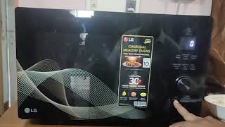 LG 28l convectioncharcoal microwave  MJEN286UH  unboxing amp expert explanation of all function [upl. by Elbon]