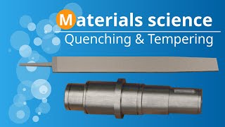 Quenching and tempering of steel  Heat treatment  Hardening  Martensite [upl. by Solrak825]