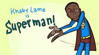 Khaby Lame is Superman  Cartoon Box Parody 96  Funny Animated Memes [upl. by Droffilc259]