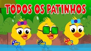 Todos os patinhos sabem bem nadar  Video Infantil [upl. by Territus600]