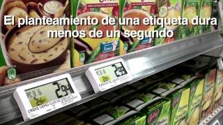 Etiquetas Electrónicas en supermercados Global Retail Systems y SES  Sistema antivandálico [upl. by Autumn]