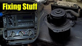 98 Chevy S10 Battery Connections  Gauge Cluster amp HVAC Fix [upl. by Aram456]