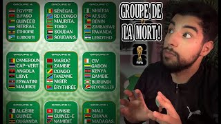 Quelles équipes Africaines ira à la Coupe du Monde 2026   Tirage au Sort Zone Afrique [upl. by Annaj]