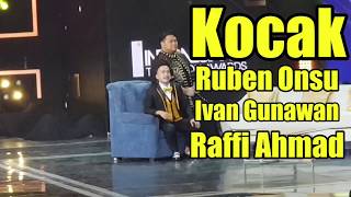 Kocak Ruben Onsu Ivan Gunawan dan Raffi Ahmad di ITA Awards 2019 [upl. by Siroled974]