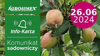 Owocówka jabłkóweczka i nawożenie  komunikat sadowniczy  Agrosimex [upl. by Arries42]