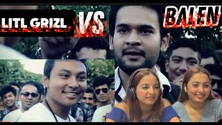 Reacting on SongsNepal Balen Vs Litl Grizl  Raw Barz RAP BATTLEnepalireaction rapbattle [upl. by Renfred]