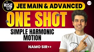 Simple Harmonic Motion  One Shot  RiseUp  JEE Main  jee2024 jee2025 jeeone jee1 namokaul [upl. by Aubarta547]