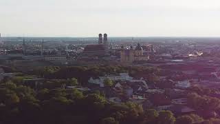 München Englischer Garten im 4K Vogelflug [upl. by Craw]