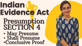 Indian Evidence Act  Section 4  Presumption  May presume shall presume and conclusive proof [upl. by Tamaru]