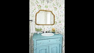 25 Bathroom Wallpaper Ideas  Best Wallpaper for Bathrooms [upl. by Nillor]