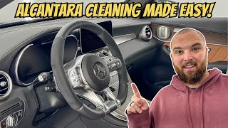 How I Clean Alcantara  Tools and Techniques [upl. by Ailime544]