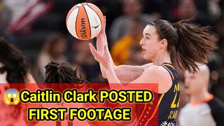 😱Caitlin Clark Just POSTED FIRST FOOTAGE of Playing in the EUROPEAN LEAGUE WNBA [upl. by Gazo]