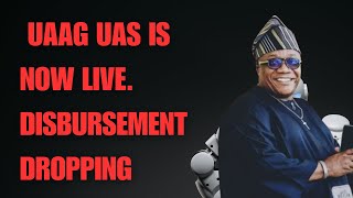 GIVING NIGERIANS A LIGHT SPRING UAAG UAS IS NOW LIVE DISBURSEMENT DROPPING funding disbursement [upl. by Eiten]