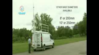 Universal Fast Mast System  Vehicle Mounted Mast  Total Mast Solutions [upl. by Zachery753]