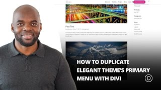 How to Duplicate Elegant Theme’s Primary Menu with Divi [upl. by Aneeuqahs]