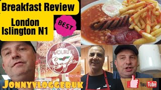 My Favourate Cafe Breakfast Review Islington N1 London breakfast [upl. by Dilan]