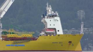 BigLift MV HAPPY SKY Port of Vancouver 2017 [upl. by Natelson]