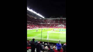 Incredible Stretford End view at Old Trafford Manchester United [upl. by Couture]