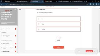 UI Path Advanced RPA Developer  Attended Automation Features in Studio [upl. by Anila462]