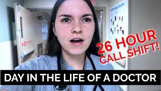 26HOUR CALL SHIFT DAY IN THE LIFE OF A DOCTOR [upl. by Dani]