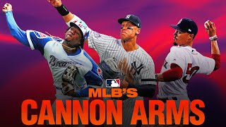 MLBs Cannon Arms The fielders who make the most insane throws [upl. by Cristina61]