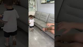 Cute Baby Ties Up Dad And Wants To Play With His Phone funny fatherhoodlovecutefatherhoodmoments [upl. by Emmons66]