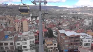 Teleferico La Paz Bolivia Linea Amarilla [upl. by Maia]